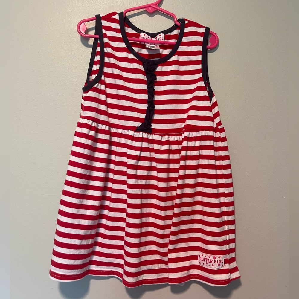 NWOT Ruffle Girl Boutique Sleeveless Dress